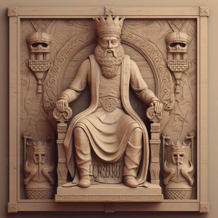 King Solomon 2 stl model for CNC